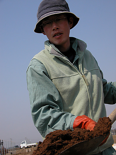 ブルーベリーの土壌改良資材